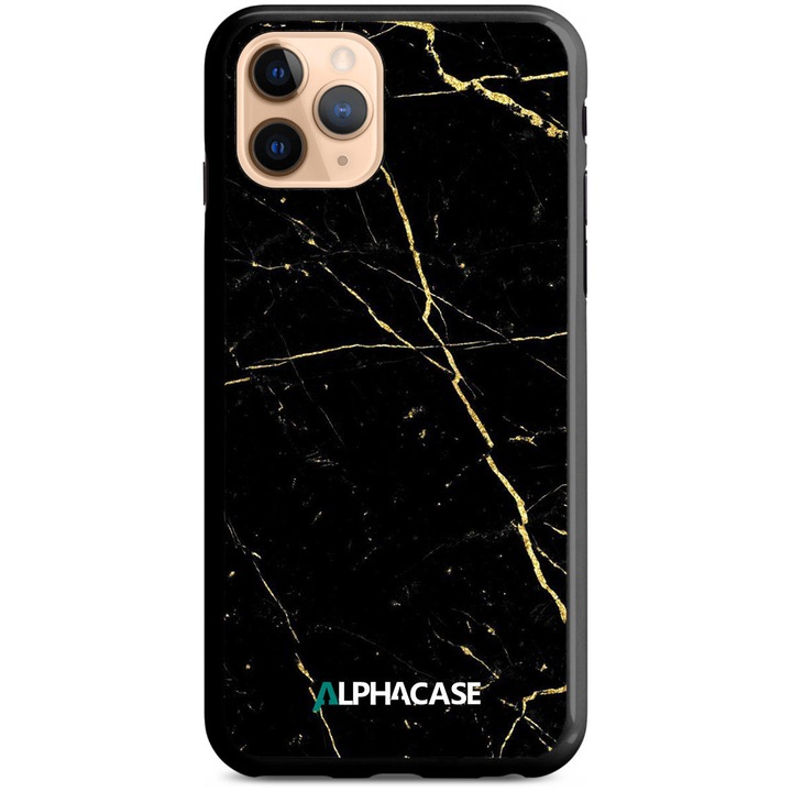 Husa de Protectie, Compatibila Apple iPhone 11 PRO, ALPHACASE, AntiShock, HardCase, Marble Series 029