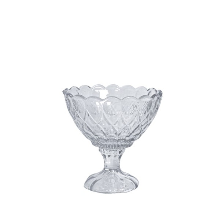 Set 3 cupe inghetata, sticla, 200 ml, Savanna