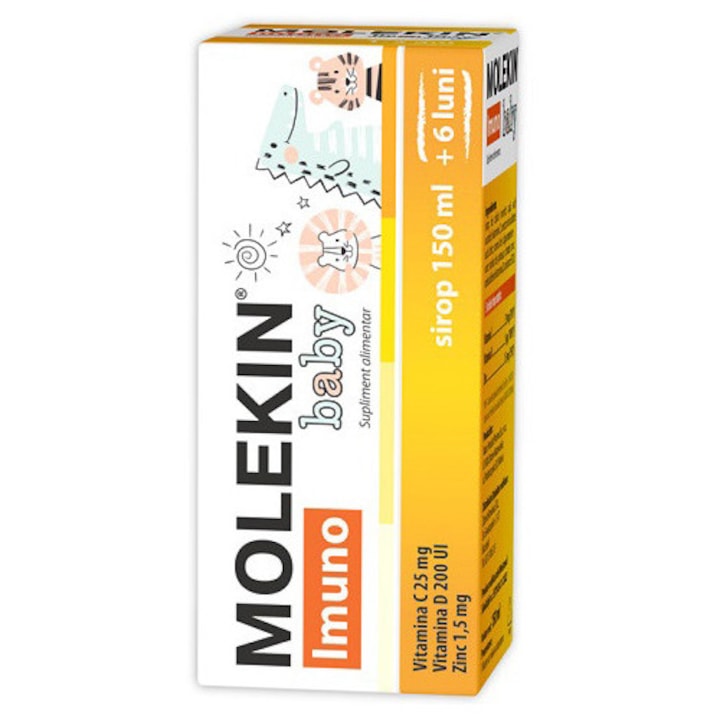 Molekin IMUNO Baby +6 luni, Zdrovit, 150 ml