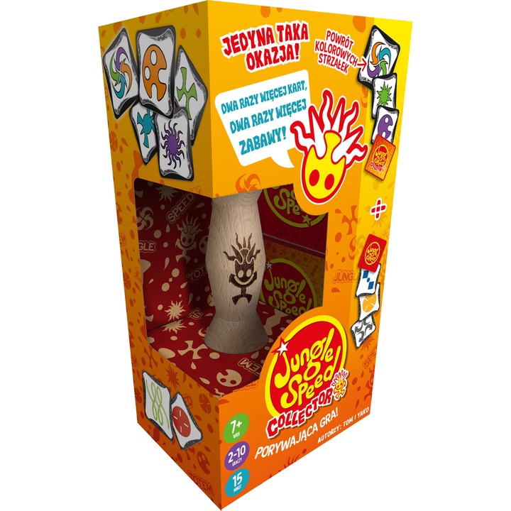 Joc de societate, Rebel, Jungle Speed Collector, Multicolor, 7+