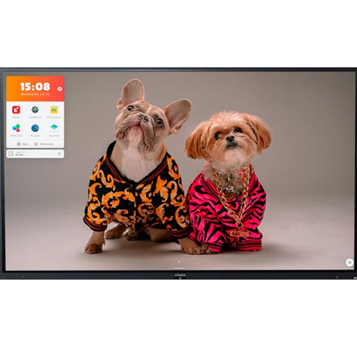 CTOUCH Интерактивен дисплей с 65'' диагонал, 4K резолюция, Riva R2