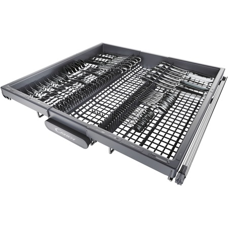 Masina de spalat vase incorporabila Candy Rapido CS 6B0S3PSA, 16 seturi, 10 programe, Clasa B, WiFi+Ble, Wash & Dry 35', Motor Speed-Drive Inverter, Automatic Open Door, Floor light, 60 cm