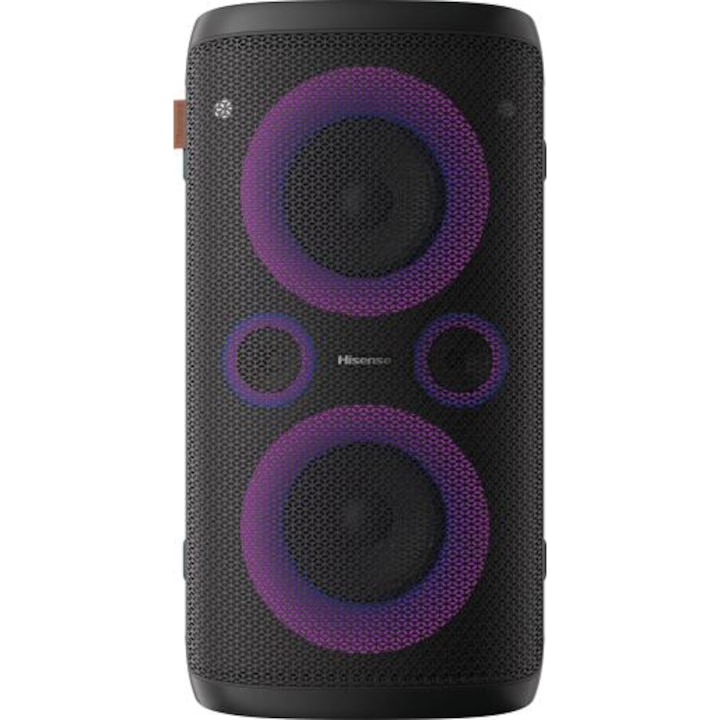 Boxa, Hisense, Party Rocker One Plus 2.0 CH, 300W, Bluetooth, cu microfon, Negru