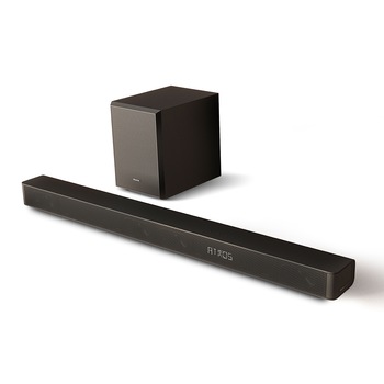 Soundbar, Hisense, AX3100G, 3.1CH, 280 W, Dolby Atmos, Subwoofer wireless, Negru