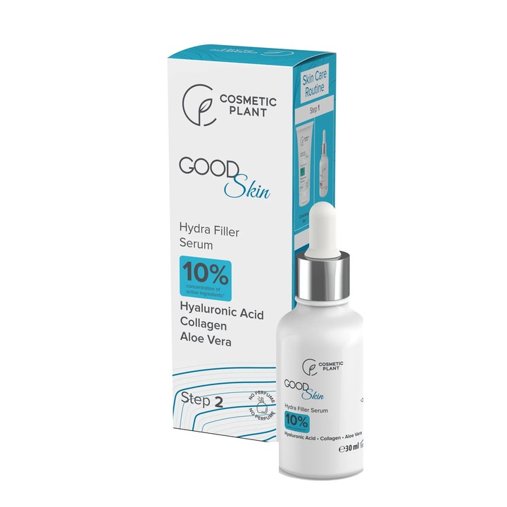 GOOD Skin - Hydra Filler Serum с хиалуронова киселина, колаген и алое вера 30 ml