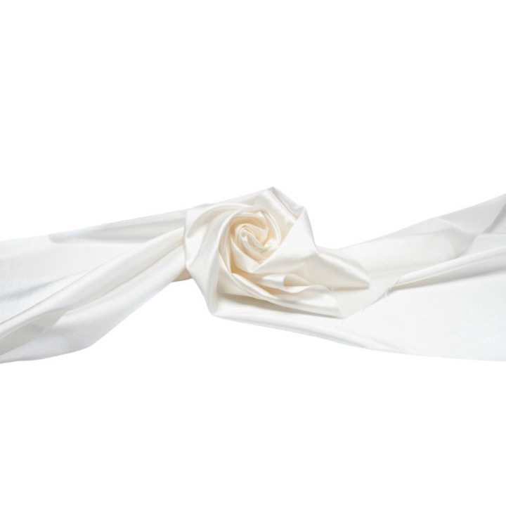 Material tesut, tip Taffeta neteda, Crema, 50 cm x 140 cm