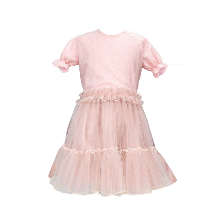 Rochie fete model Antonia32`4, Roz