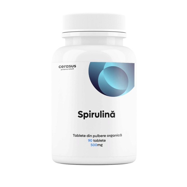Spirulina organica tablete 500mg