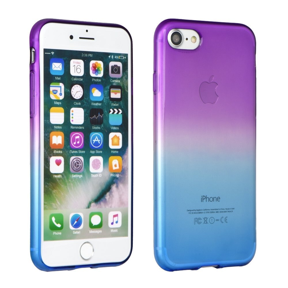 iPhone 5/5S/5SE OMBRE Mov-Albastru - eMAG.ro