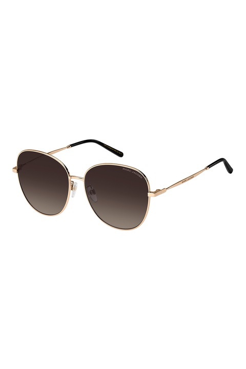 Marc Jacobs, Слънчеви очила Aviator с метална рамка, 59-15-145, Златист/Кафяв