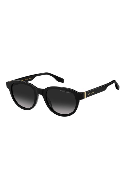 Marc Jacobs, Овални слънчеви очила с градиента, 52-20-145, Tъмносив/Черен