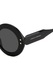 Carolina Herrera, Ochelari de soare rotunzi cu aspect masiv, Negru, Maro taupe deschis, Camel, 52-27-145