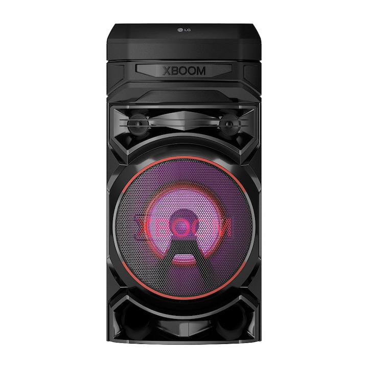 Аудио система LG XBOOM RNC5, Bluetooth, FM радио, Караоке, Wireless Party Link, Double Bass-Boost, Черен