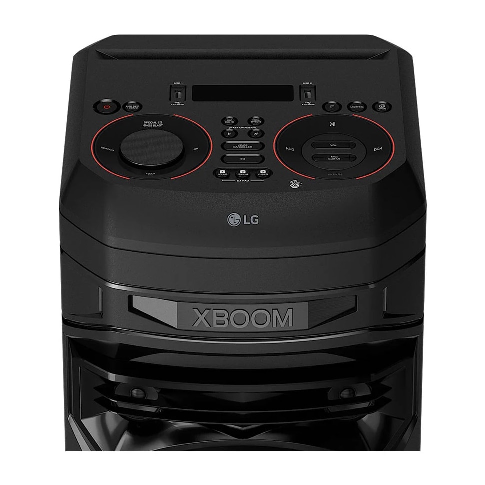 Sistem audio LG XBOOM RNC5, Bluetooth, Radio FM, Karaoke, Wireless Party  Link, Double Bass-Boost, Negru