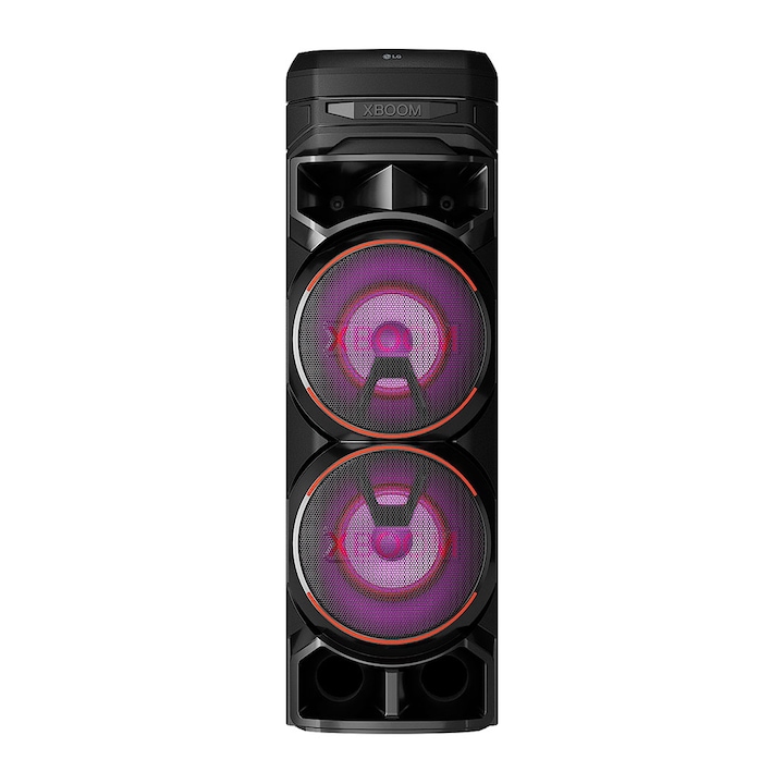 Аудио система LG XBOOM RNC9, Bluetooth, FM радио, Караоке, Wireless Party Link, Double Bass-Boost, Черен