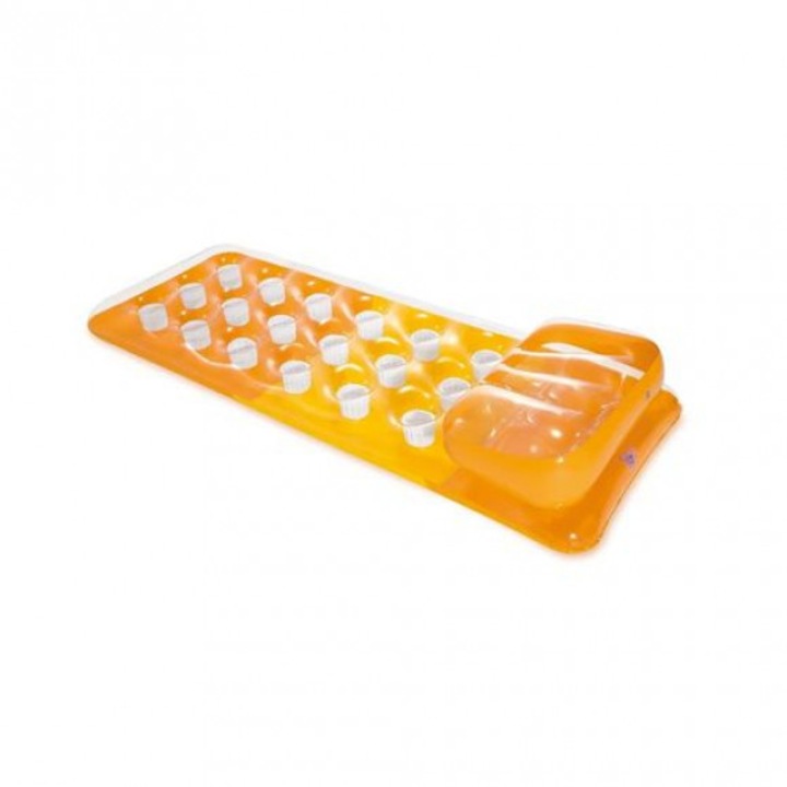 Intex Fashion felfújható matrac, 244*46 cm, IX58890, narancssárga