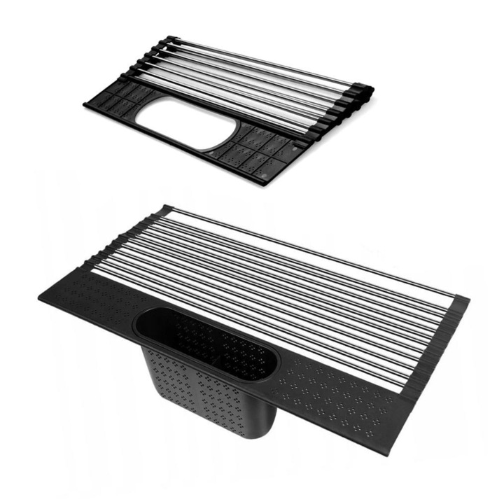 Отцедник за мивка, Tadar Roll Up 9510, 44x28см, сгъваем