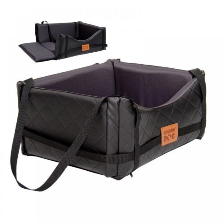 Autós Ülés kisállatoknak, Comfort, Fekete, S-es méret