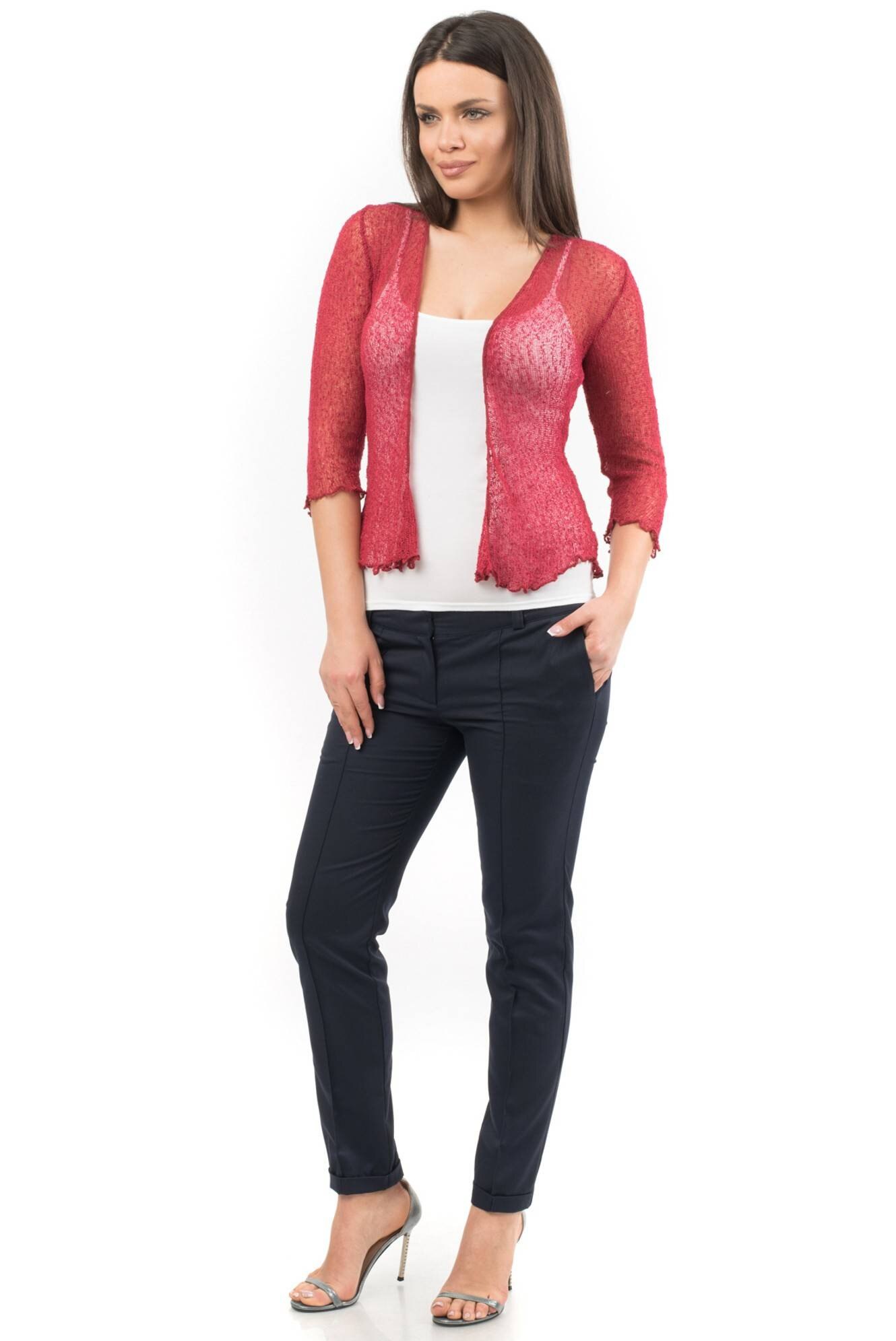 Bolero visiniu, ROH, handemade , ONESIZE