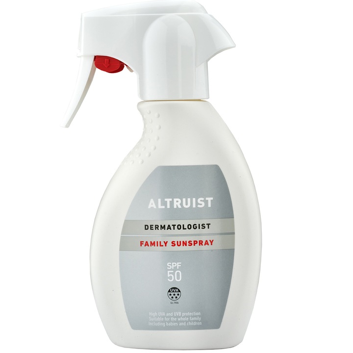 Spray SPF 50 pentru toata familia, +6 luni, Altruist, 250 ml