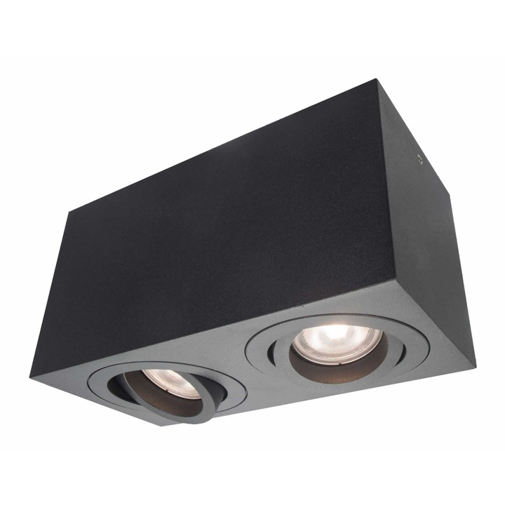 Аплик Light Prestige Lyon 2, 2 източника на светлина, черен, 18x10см