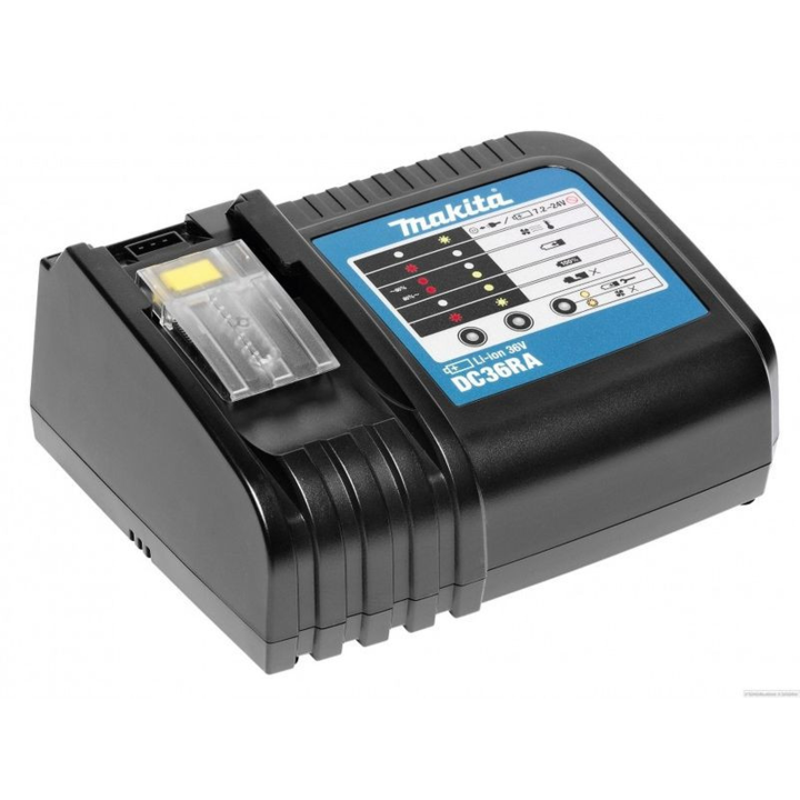 Incarcator, Makita, DC36RA, 36V, Baterie Li-ion, Negru