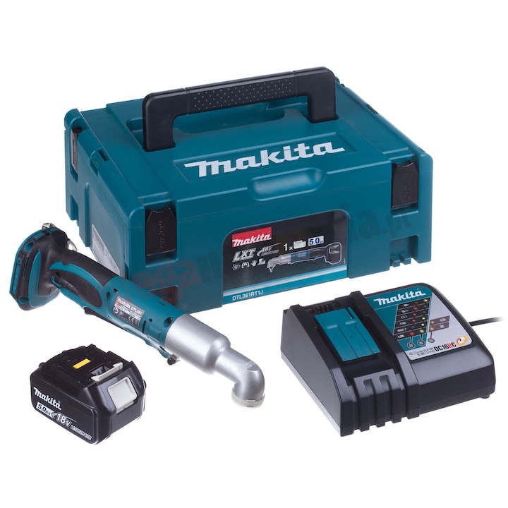 Електрическа отвертка, Makita, 18V, 60 Nm, 2000 об/мин, Черен/Зелен