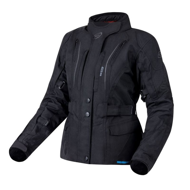 Ozone női motoros dzseki, Poliészter, Fekete, 8XL