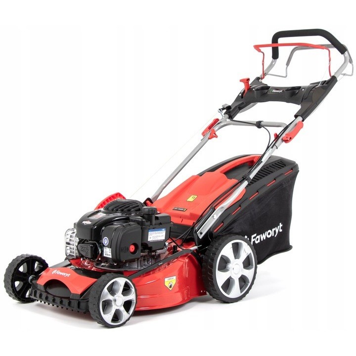 Masina de tuns iarba, Faworyt, Benzina, 46 cm, 3 kW, 60 l, Rosu