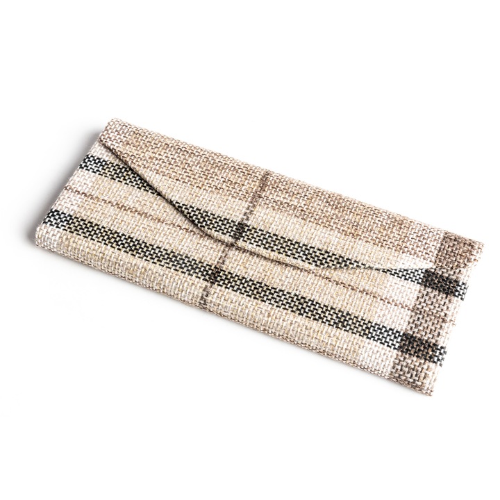 Toc de ochelari carouri bej