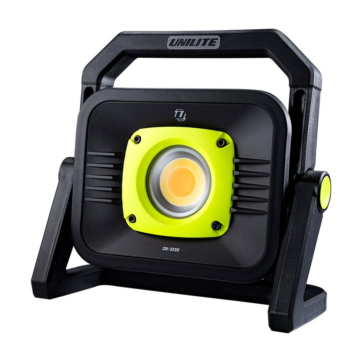 Lampa de lucru, Unilite, 3250 lumeni, LED, 30W, Negru/Verde