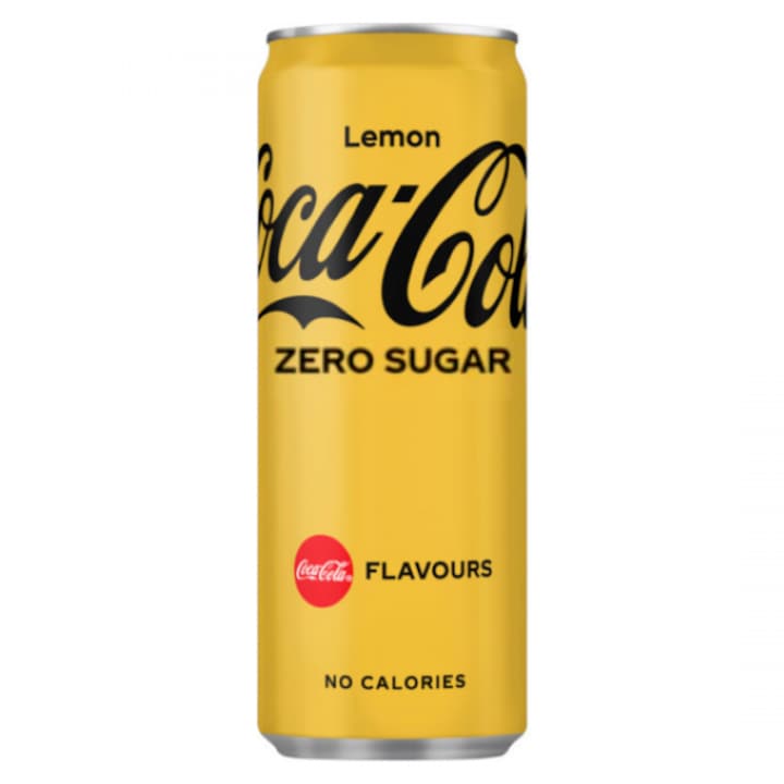 Bautura Carbogazoasa, Coca Cola, Lemon Zero Sugar, 250ml