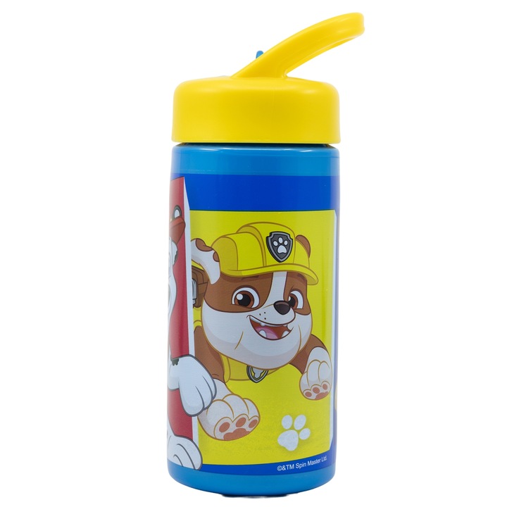 Пластмасова спортна бутилка Paw Patrol Pup Power, 410 ml Blue