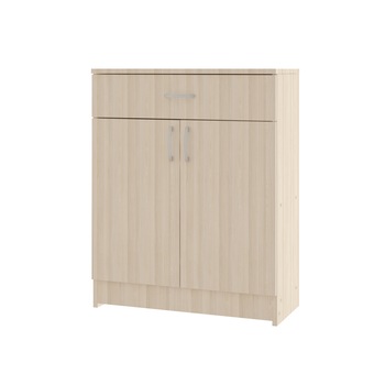 Comoda 1 Sertar + 2 Usi, Ulm Deschis, 80 x 35 x 100 cm Comoda 1 Sertar + 2 Usi, Ulm Deschis, 80 x 35 x 100 cm