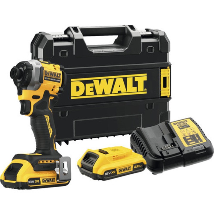 Ударен винтоверт с батерия DeWALT DCF850D2T 18V 1/4" max. 206Nm, 2 батерии