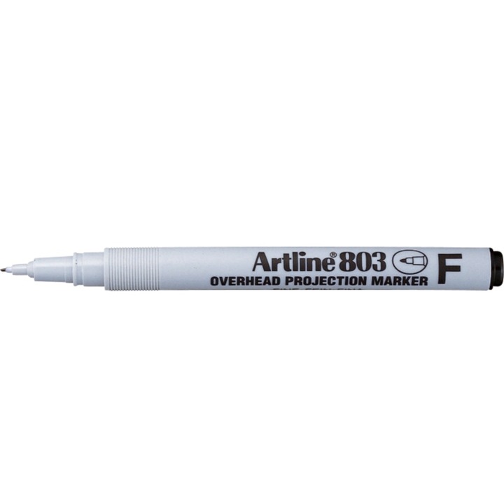 Ohp Non-permanent Marker Artline 803, Varf Fin - 0.5mm - Negru