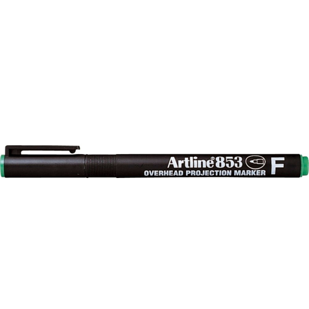 Marker non permanent OHP, ARTLINE 853, varf fin - 0.5mm - verde - eMAG.ro