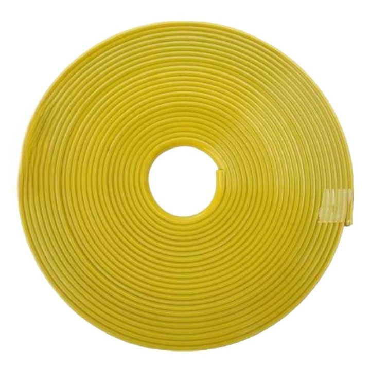 Banda Protectie Jante Auto, AutoREY®, Rola 8m x 8mm, Material Cauciuc Flexibil Premium, Adeziv 3M 94 Dublu Strat, Protectie Margine Janta Anti Zgarieturi, Montaj Rapid Universal, Compatibil Roti Pana 22 Inch, Banda Protectie Jante Auto, Galben