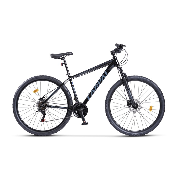 Велосипед MTB-HT Carpat MONTAN C2958H, Shimano Tourney TZ 7 скорости, 29 инча колела, алуминиева рамка, дискови спирачки, сиво/черно