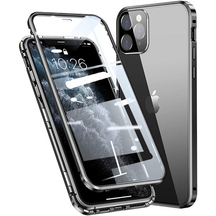 fixGuard iLuphie 360 tok, mágneses záródás Xiaomi 11T / 11T Pro-hoz, fekete