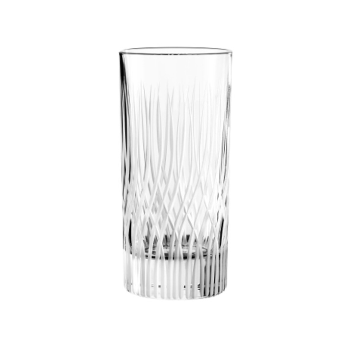 Vízüveg, Totem, Mario Cioni firenzei kristály, d.67 mm, H 134 mm