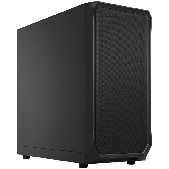 Черен плътен калъф Fractal Design Focus 2