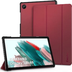Husa Slim Sigloo, Smart Cover, Trifold, pentru tableta Samsung Galaxy Tab A7 10.4 inch (2022/2020) T500 /T505, Burgundy