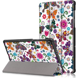 Husa Slim Sigloo, Smart Cover, Trifold, pentru tableta Samsung Galaxy Tab A8 10.5 inch (2022/2021) SM-X200 / X205 / X207, model Butterfly