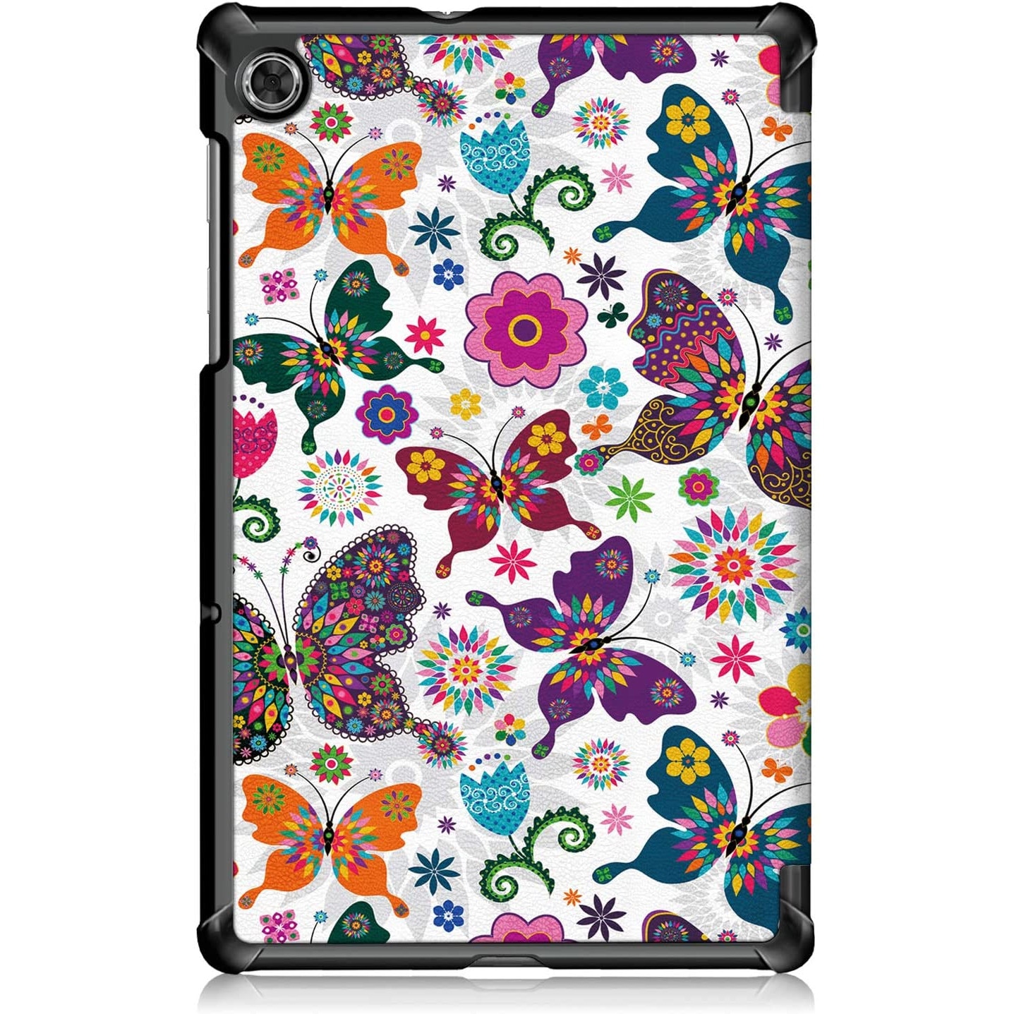 Husa Slim Sigloo, Smart Cover, Trifold, pentru Lenovo Tab M10 Plus 10.6 inch (3rd gen) TB-125F, TB-128F, model Butterfly