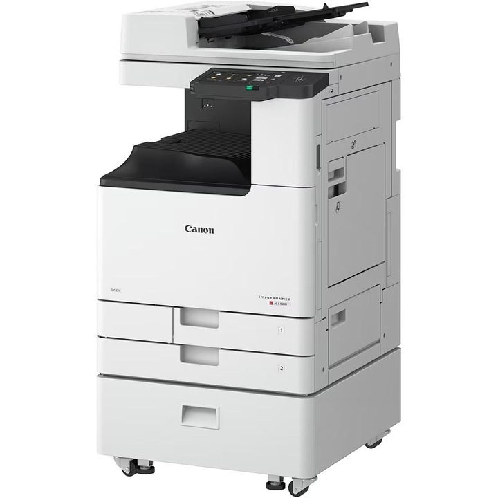 Multifunctional laser color A3 Canon imageRUNNER C3326i, 2 tavi hartie frontale 550 coli si tava bypass 100 coli