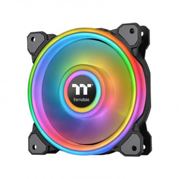 Thermaltake Riing Quad 14 RGB Radiator TT Premium Edition ventilátor 14cm (CL-F089-PL14SW-C) (CL-F089-PL14SW-C)