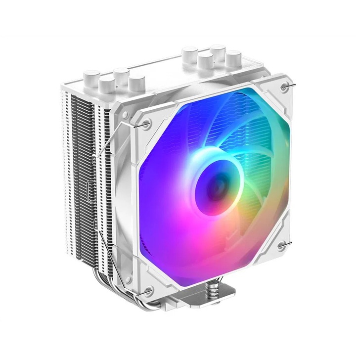 ID-COOLING SE-224-XTS ARGB WHITE Processzor Hűtő 4 Heatpipe LED Fehér (SE-224-XTS ARGB WHITE)