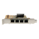 StarTech.com 4 Port Gigabit NIC PCIe Network Card - Quad Port Adapter (ST1000SPEX43) - network adapter - PCIe - Gigabit Ethernet x 4 (ST1000SPEX43)