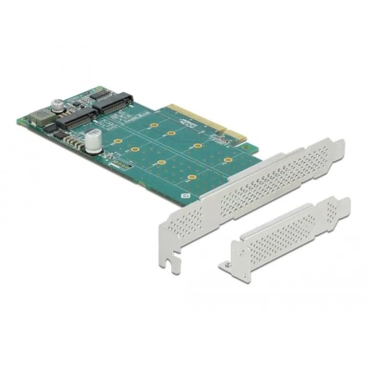 DeLock 2x M.2 NVMe bővítő kártya PCIe (89045) (delock89045)
